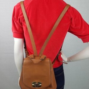 Merona faux leather backpack purse